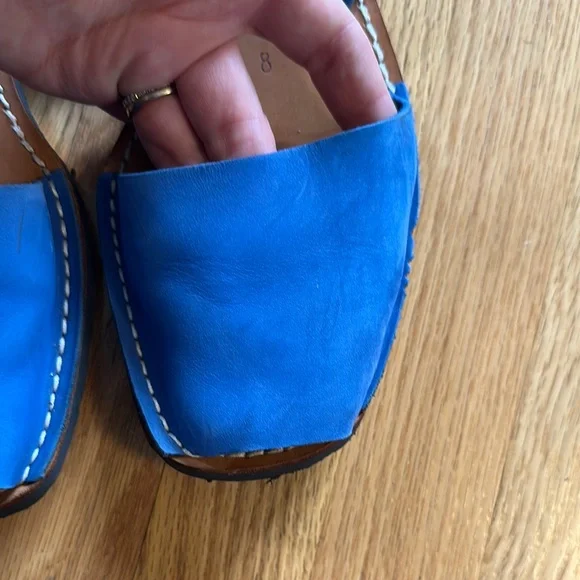 Pons Quintana Blue and Brown Loafers with Sleek Design - Picture 4 of 6